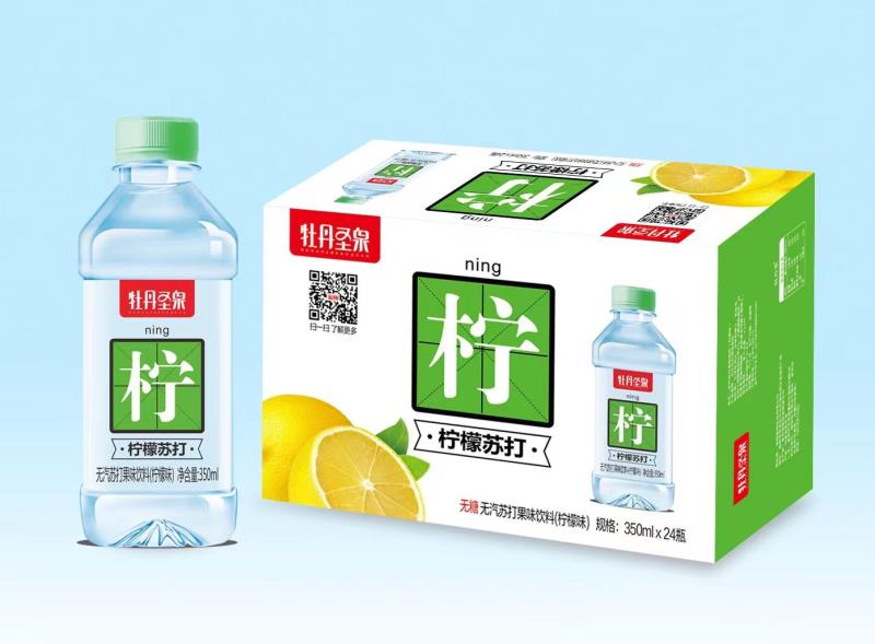 牡丹圣泉柠檬味苏打水